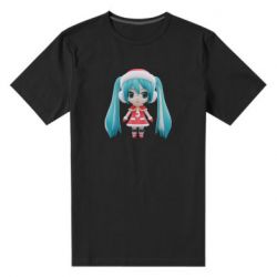 Чоловіча преміум футболка Winter Hatsune Miku