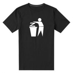 Мужская стрейчевая футболка Z is a trash - PrintSalon