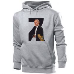 Мужское худи Агент 007 Не Время Умирать - PrintSalon