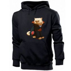 Мужское худи Akatsuki angry cat - PrintSalon