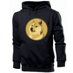 Мужское худи Dogecoin - PrintSalon