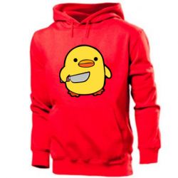Чоловічі худі Duckling With A Knife - PrintSalon