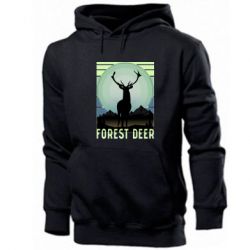 Мужское худи Forest deer - PrintSalon