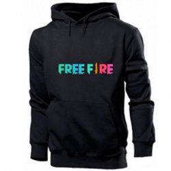 Мужское худи Free fire gradient logo - PrintSalon