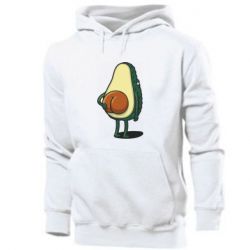 Мужское худи Funny avocado - PrintSalon