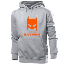 Мужское худи I Am Her Batman - PrintSalon