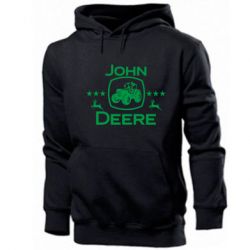 Мужское худи John Deere and tractor fanArt - PrintSalon
