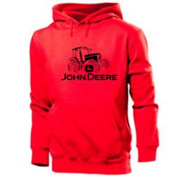 Чоловічі худі John Deere Logo, Tractor - PrintSalon