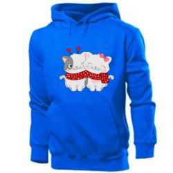 Мужское худи Kittens In Love - PrintSalon