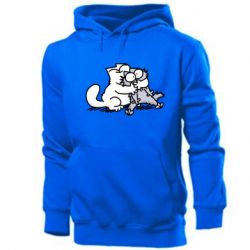 Чоловічі худі Любов котів - PrintSalon