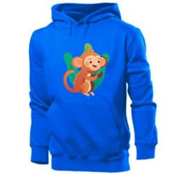 Мужское худи Monkey. Fuck You - PrintSalon