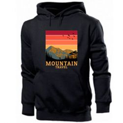 Мужское худи Mountain travel - PrintSalon