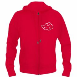 Чоловічі худі на блискавці Akatsuki Cloud - PrintSalon