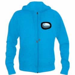 Чоловічі худі на блискавці Among Us Visor - PrintSalon