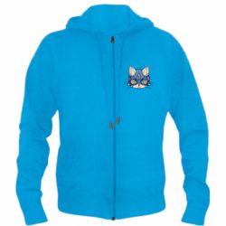 Чоловічі худі на блискавці Avenger Cat - PrintSalon