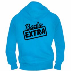 Мужское худи на молнии Barbie Extra - PrintSalon
