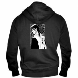 Мужское худи на молнии Бьякуя Кучики - PrintSalon