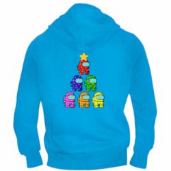 Чоловічі худі на блискавці Christmas Tree Among Us - PrintSalon