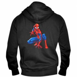 Чоловічі худі на блискавці Cool Spider-Man - PrintSalon