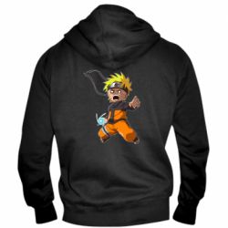 Мужское худи на молнии Crazy Naruto - PrintSalon