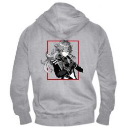 Мужское худи на молнии Diluc Genshin Impact - PrintSalon