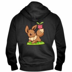 Чоловічі худі на блискавці Eevee with Hoppip