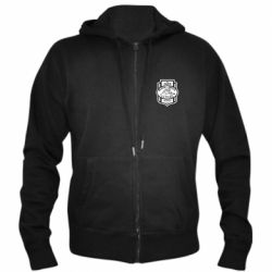 Мужское худи на молнии FC Zarya Ultras