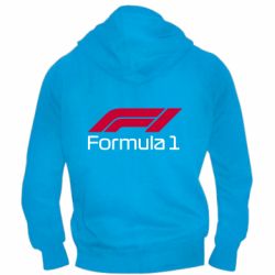 Мужское худи на молнии Formula 1 Logo-PrintSalon Мужское худи на молнии Formula 1 Logo