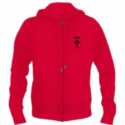 Мужское худи на молнии Fullmetal Alchemist Flamel - PrintSalon