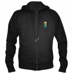Чоловічі худі на блискавці Heroes from Minecraft - PrintSalon