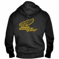 Мужское худи на молнии Honda Racing art - PrintSalon