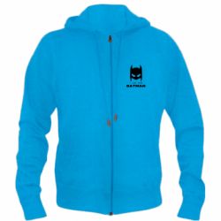 Мужское худи на молнии I Am Her Batman - PrintSalon