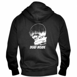 Мужское худи на молнии Kaneki Dead Inside - PrintSalon