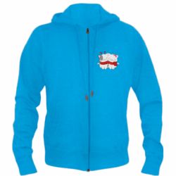 Мужское худи на молнии Kittens In Love - PrintSalon