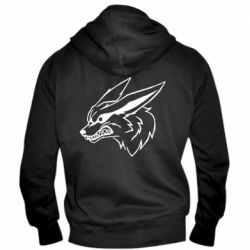 Мужское худи на молнии Kurama line art - PrintSalon