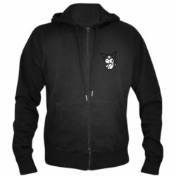 Мужское худи на молнии Kuromi hello kitty - PrintSalon