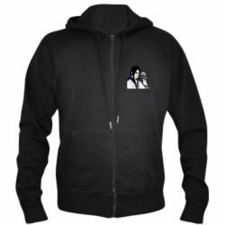 Чоловічі худі на блискавці Orochimaru with a snake - PrintSalon