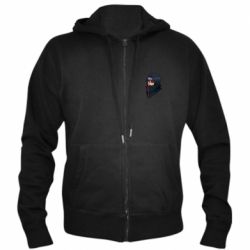 Чоловічі худі на блискавці Portrait of Itachi - PrintSalon