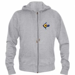 Мужское худи на молнии Subnautica Peeper - PrintSalon