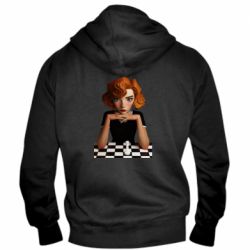 Чоловічі худі на блискавці The Queen's Gambit art