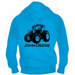 Мужское худи на молнии Tractor John Deere