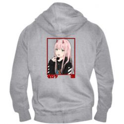 Мужское худи на молнии Zero Two Modern Style - PrintSalon