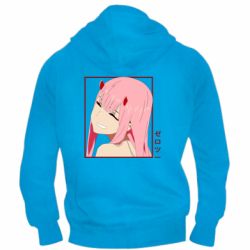 Мужское худи на молнии Zero Two Smile - PrintSalon