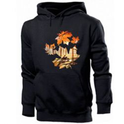 Мужское худи Проезжая осень - PrintSalon