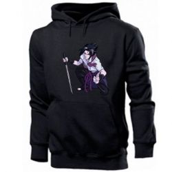 Мужское худи Sasuke with katana - PrintSalon