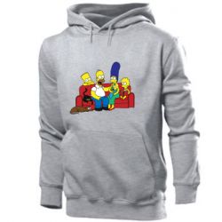 Мужское худи Simpsons At Home - PrintSalon