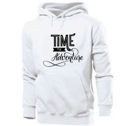 Мужское худи Time to adventure - PrintSalon