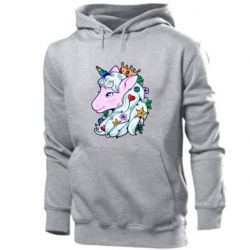 Мужское худи Unicorn Princess - PrintSalon