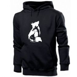 Мужское худи Wolf And Fox - PrintSalon