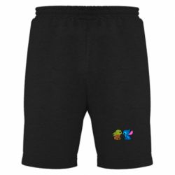 Мужские шорты Baby Yoda And Stitch - PrintSalon